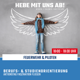 Feuerwehr und Piloten