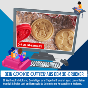 Dein Cookie-Cutter aus dem 3D-Drucker