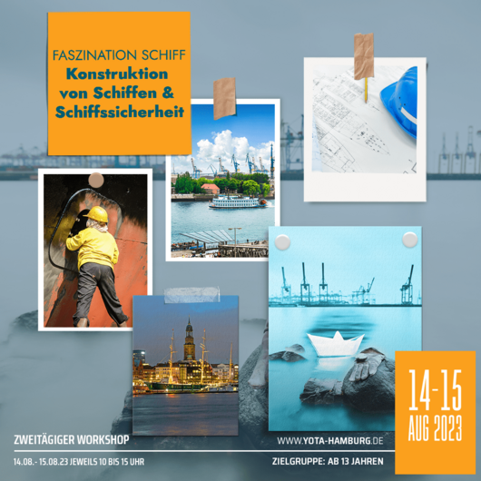 Workshop: Faszination Schiff | 14. - 15.08.2023 | 10:00 - 15:00 Uhr