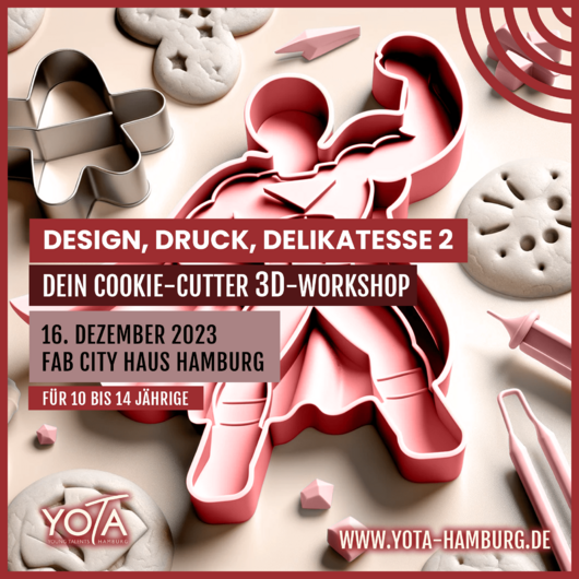 Workshop: Design, Druck, Delikatesse 2 | 16.12.2023 | 10:00 - 14:00 Uhr