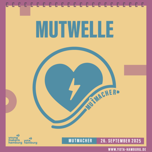 YOMA – Mutmacher: MUTWELLE – DEIN MUT, DEIN WEG | 26. September 2025 |  16:30 – 18:30 Uhr