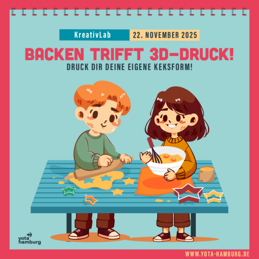  Cookie-Cutter aus dem 3D-Drucker | 22.11.2025 | 10.00 –  14.00 Uhr