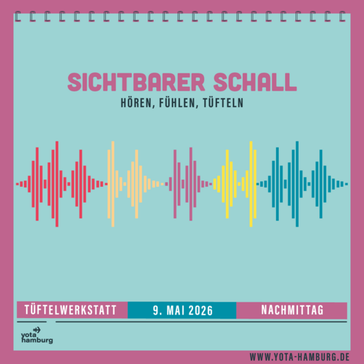 T&uuml;ftelwerkstatt: Sichtbarer Schall | 09.05.2026 | 13:30 bis 15:30 Uhr