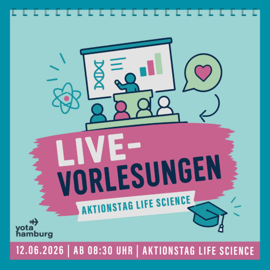 Aktionstag Life Science: Live-Vorlesungen | 12. Juni 2026 ab 08:30 Uhr