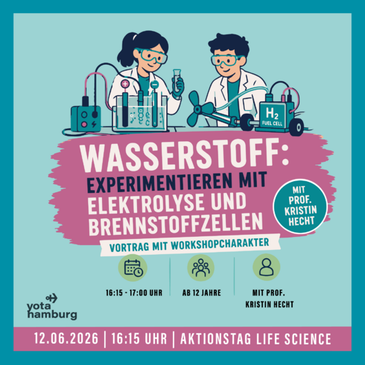 Aktionstag Life Science: Wasserstoff | 12.06.2026 | 16:15&ndash;17:00 Uhr