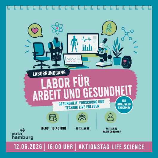 Aktionstag Life Science: Labor f&uuml;r Arbeit & Gesundheit | 12.06.2026 | 16:00&ndash;16:45 Uhr