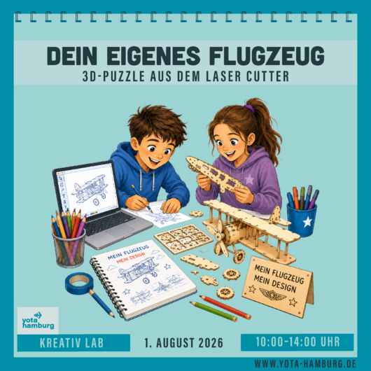 Kreativ Lab: 3D-Puzzle aus dem Laser Cutter | 01. August 2026 | 10:00 &ndash; 14:00 Uhr