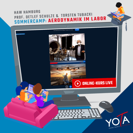 So war unser erster Online-Kurs Sommercamp Fliegen.