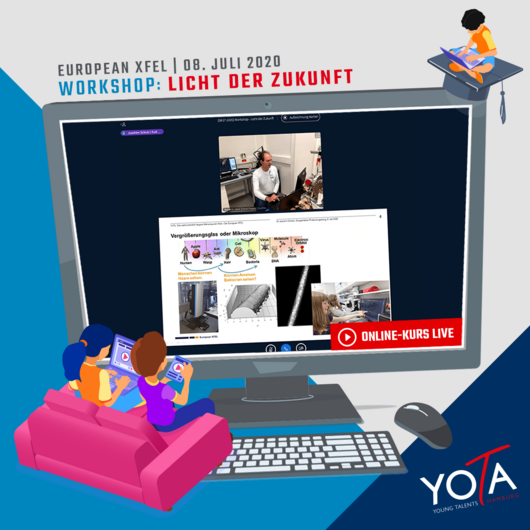 So war unser erster Online-Kurs beim European XFEL in Schenefeld