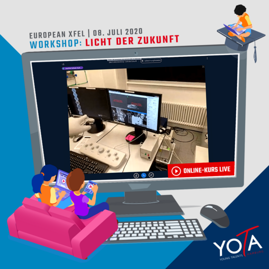 So war unser erster Online-Kurs beim European XFEL in Schenefeld