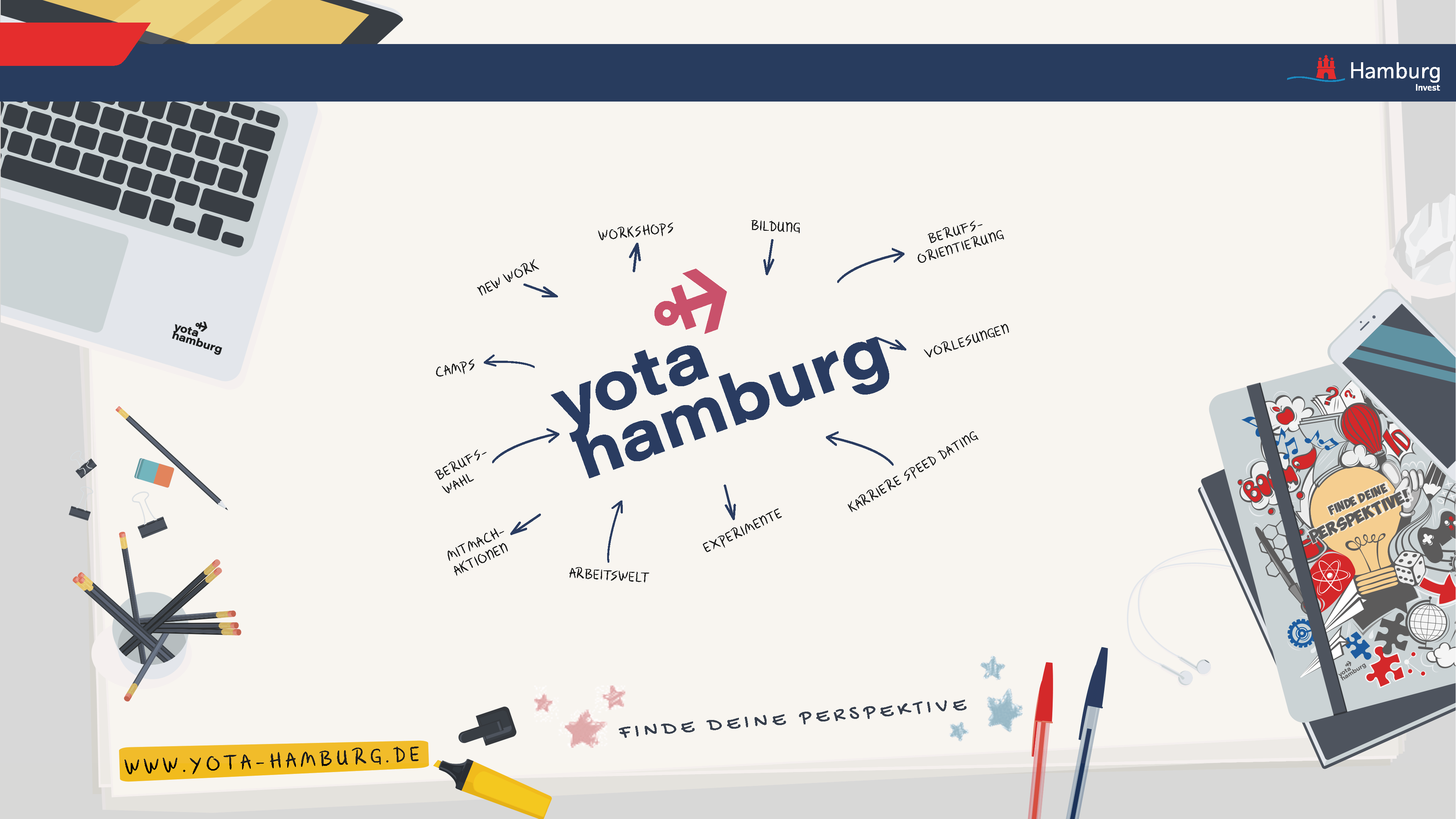 YOTA Onepager: Brückenbau zwischen Unternehmen und jungen Talenten