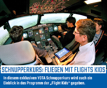 SCHNUPPERKURS: FLIEGEN MIT FLIGHT KIDS ACADEMY