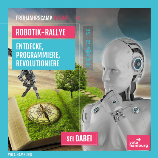 Frühjahrscamp: Robotik Online | 25. - 27. März 2024