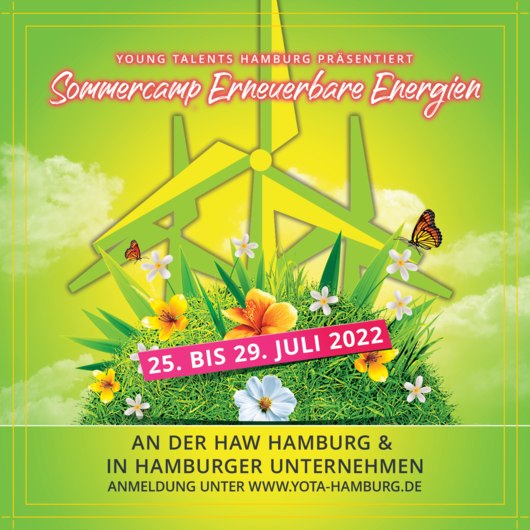 Sommercamp: Erneuerbare Energien | 25. bis 29. Juli 2022